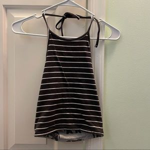 reversible halter crop top